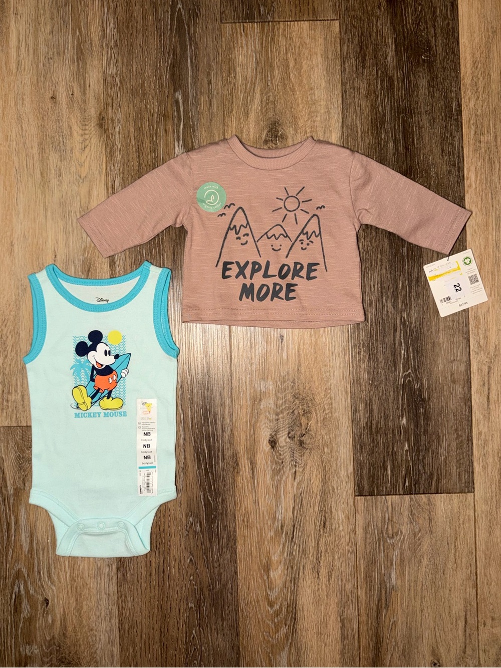 NWT Bundle of 2 Newborn Boy Onesie and Shirt